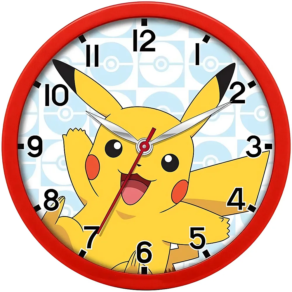 Accutime Pokemon: Pikachu - Wanduhr f�r Kinder