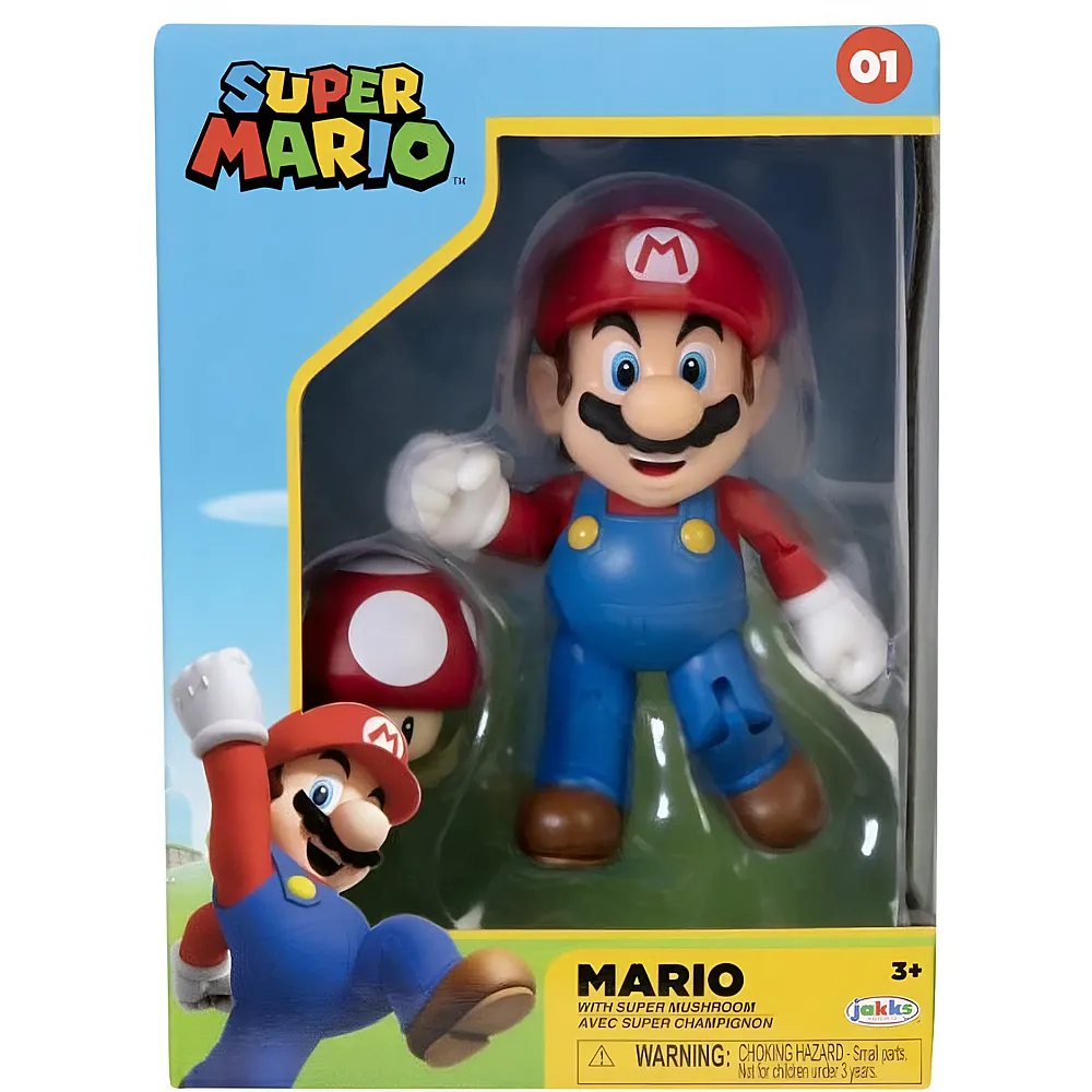 JAKKS Pacific Nintendo: Mario - Figur 10 cm