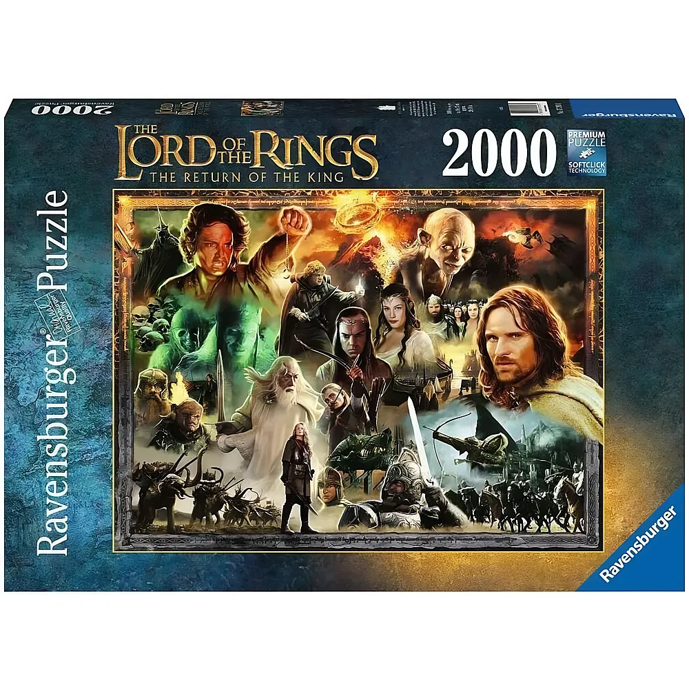 Ravensburger Puzzle Der Herr der Ringe Die R�ckkehr des K�nigs - 2000 Teile