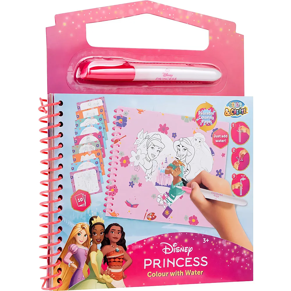 Canenco Disney Princess Wasser-Malbuch