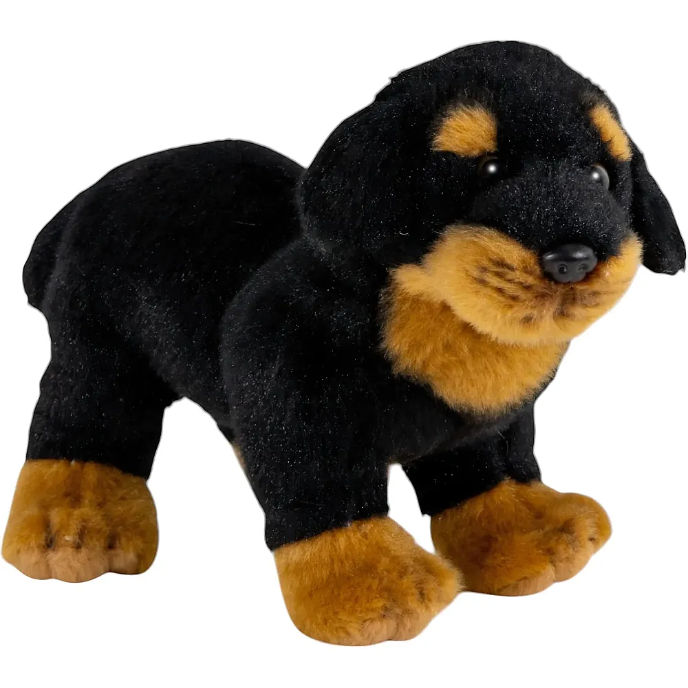 Carl Dick Rottweiler stehend - 20 cm - Hunde Pl�sch
