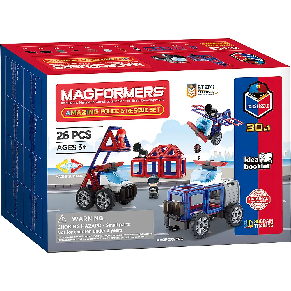 Magformers Amazing Police & Rescue Set 26Teile