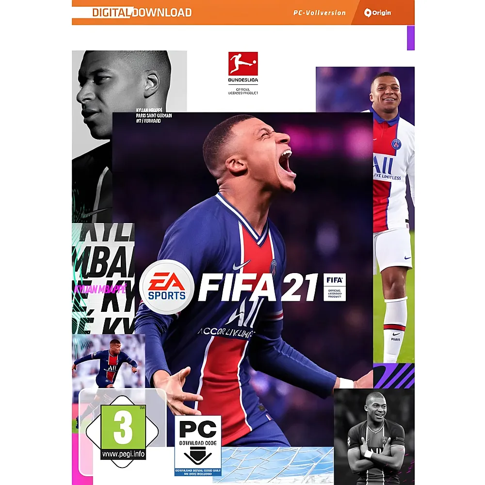Electronic Arts FIFA 21 PC Code in a Box D