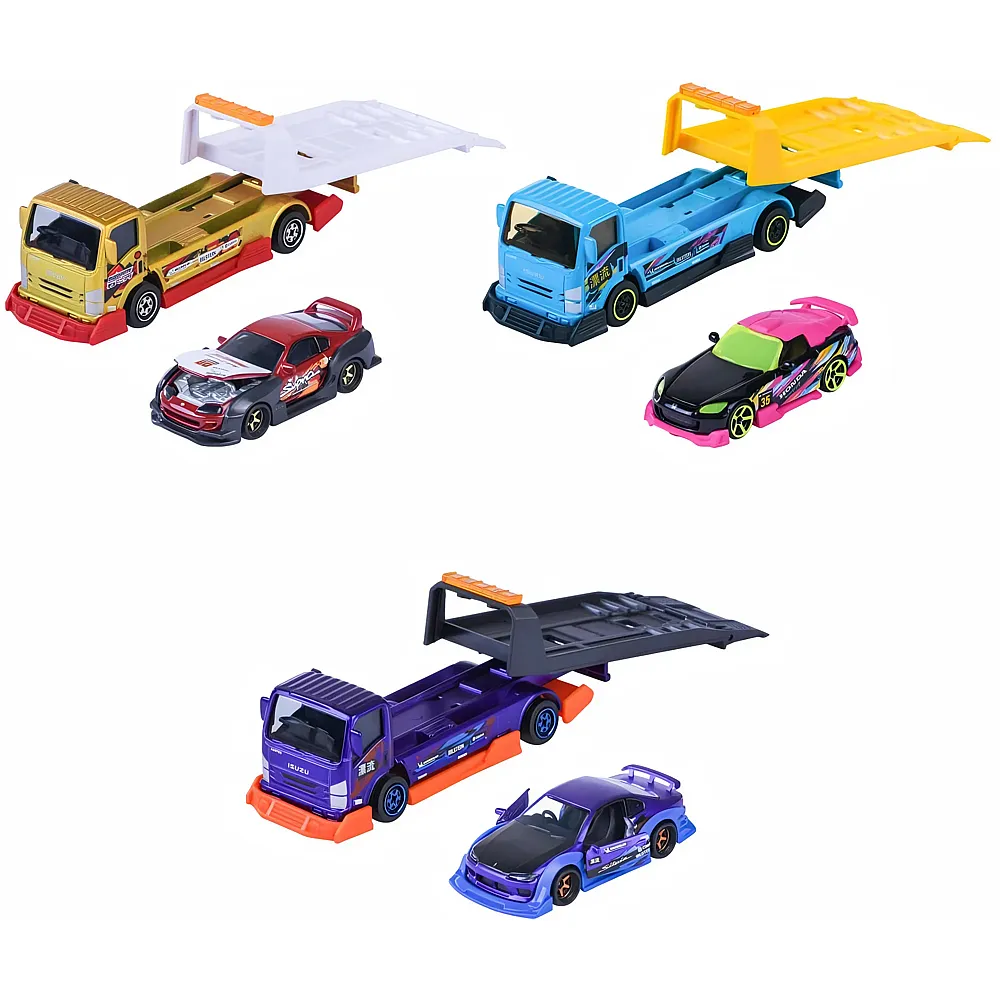Majorette JDM Legends Tuning Transporter, 3-sort. - Marche