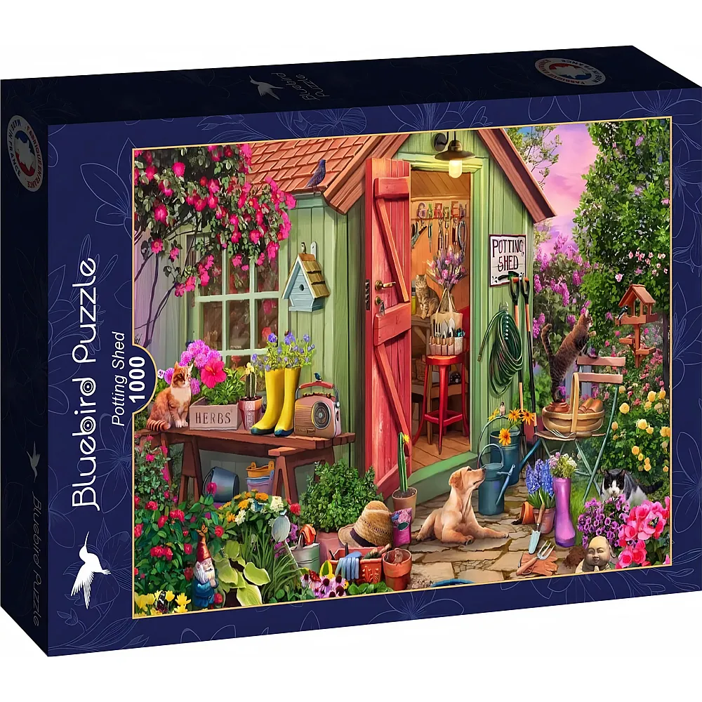 Bluebird Puzzle Gartenh�uschen - 1000 Teile