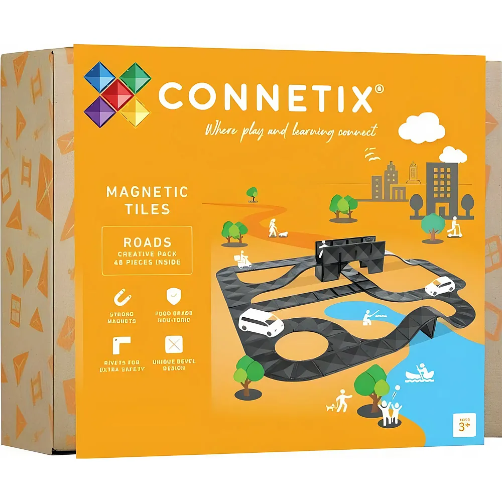 Connetix Roads Creative Pack - 48 Teile