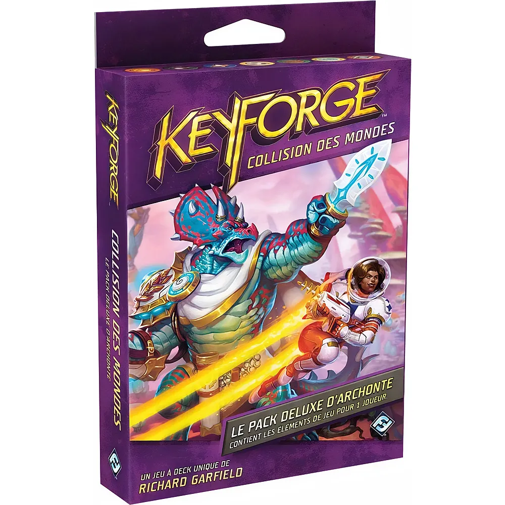 Fantasy Flight Games Keyforge Collision Des Mondes Deck Deluxe FR
