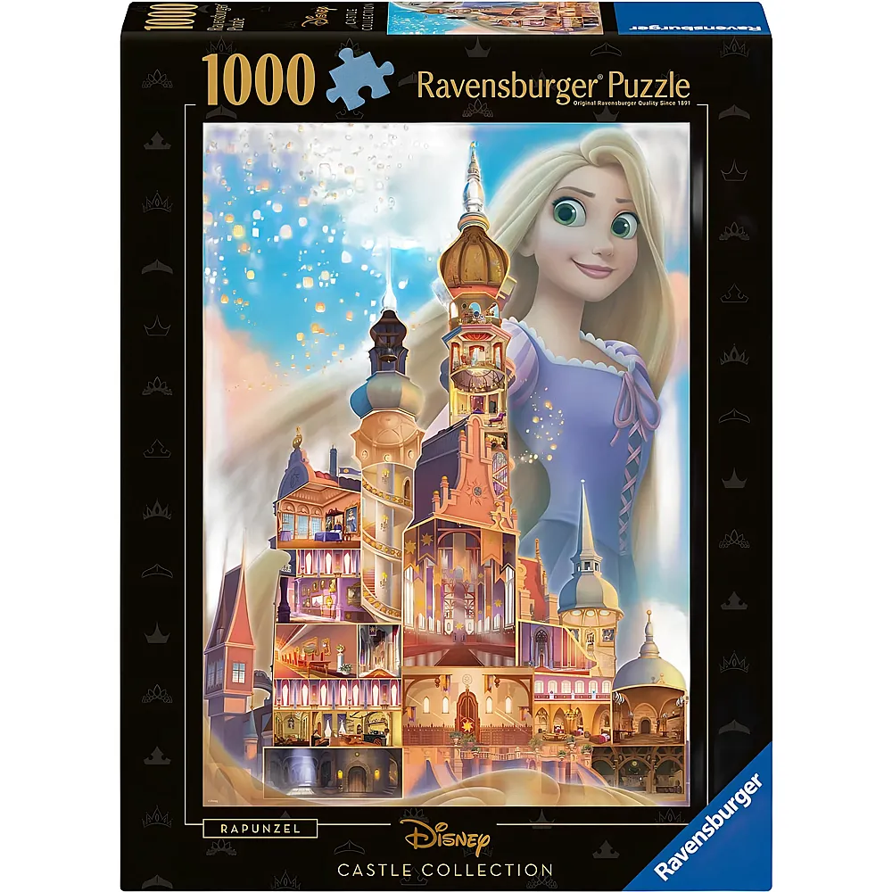 Ravensburger Puzzle Castle Collection Disney Princess Rapunzel's Schloss 1000Teile