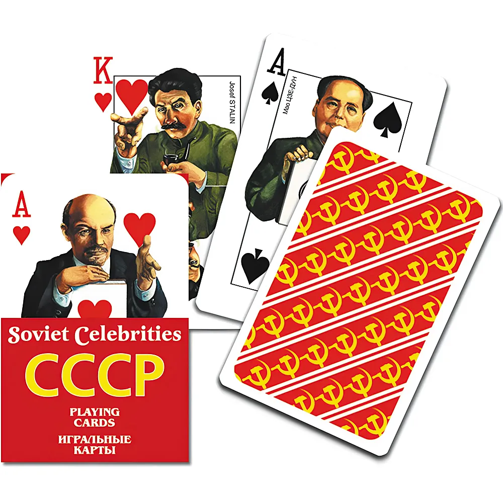 Piatnik Collectors Cards Bridges, Soviet Celebrities | Kartenspiele