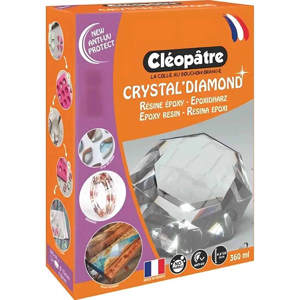 Cleopatre Crystal'diamond - Glasklar Wie Diamant Gieharz-set Kstchen