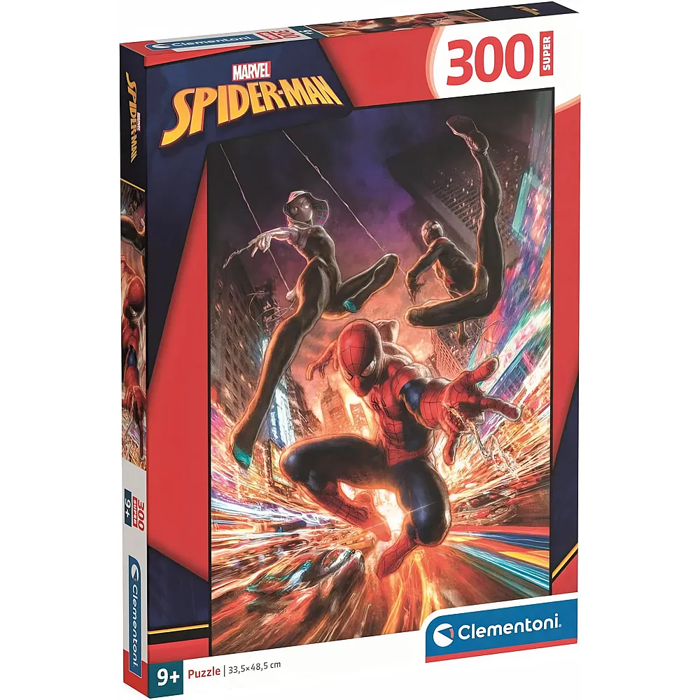 Clementoni Puzzle Superman Spiderman - 300 Teile