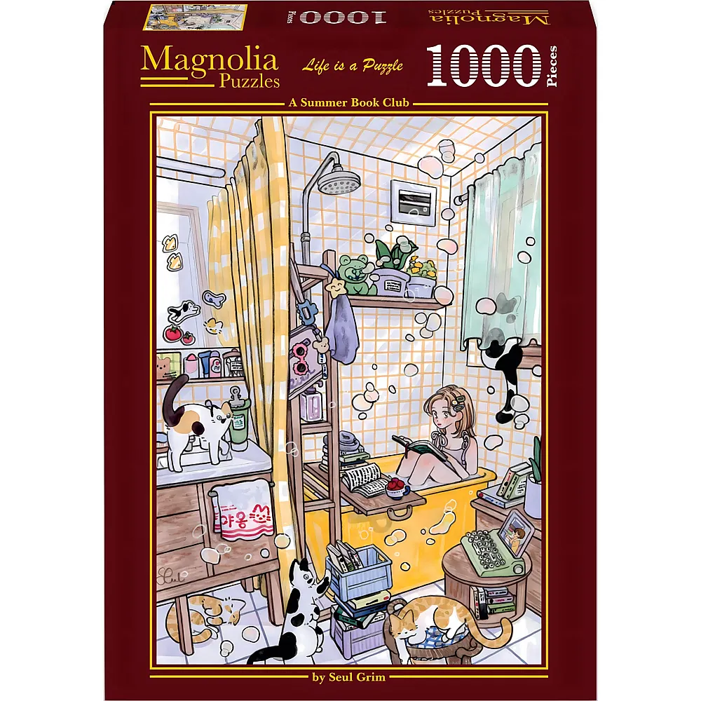 Magnolia Puzzle Ein Sommerbuchclub - 1000 Teile