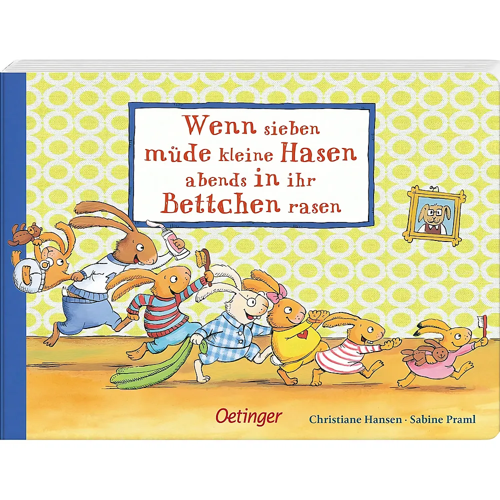 Oetinger Wenn sieben m�de kleine Hasen abends in ihr Bettchen rasen