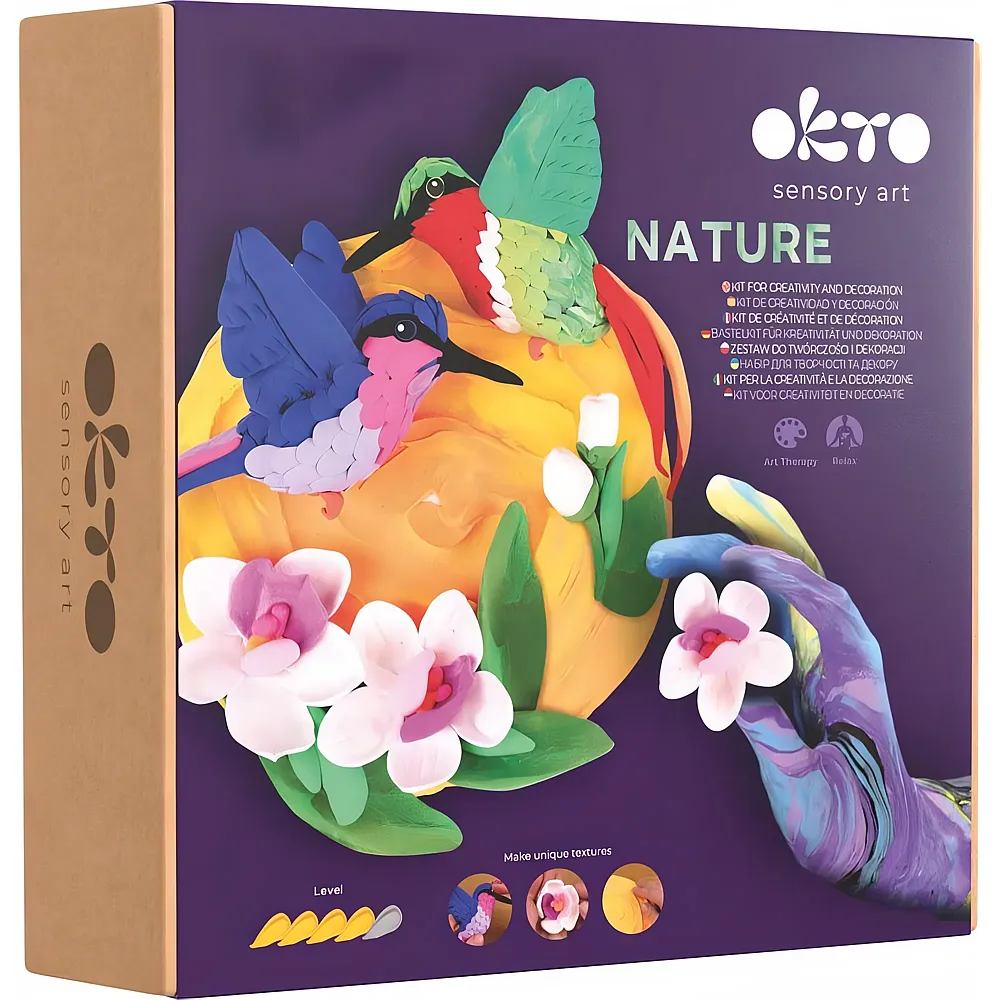 Okto Sensory Art Nature 3D Gem�lde und Modellierset Kolibri