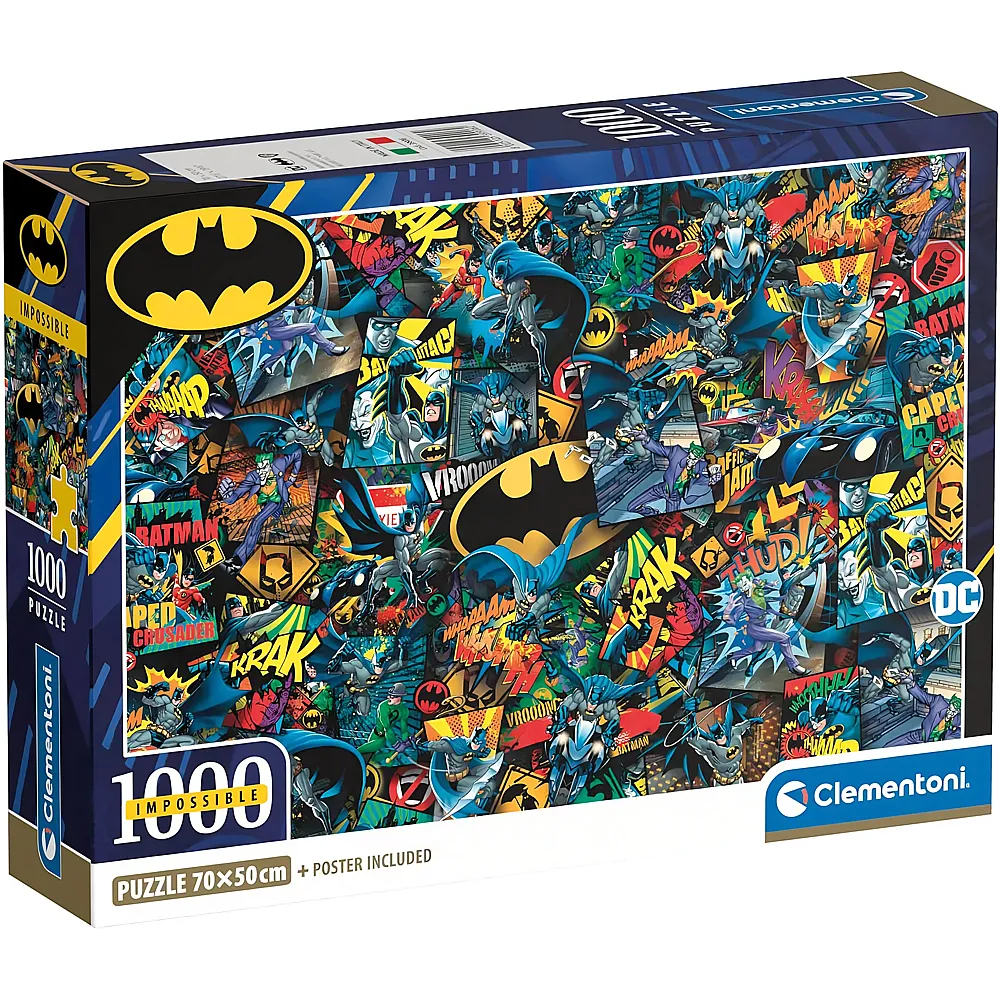 Clementoni Puzzle Unm�glicher Batman 1000Teile