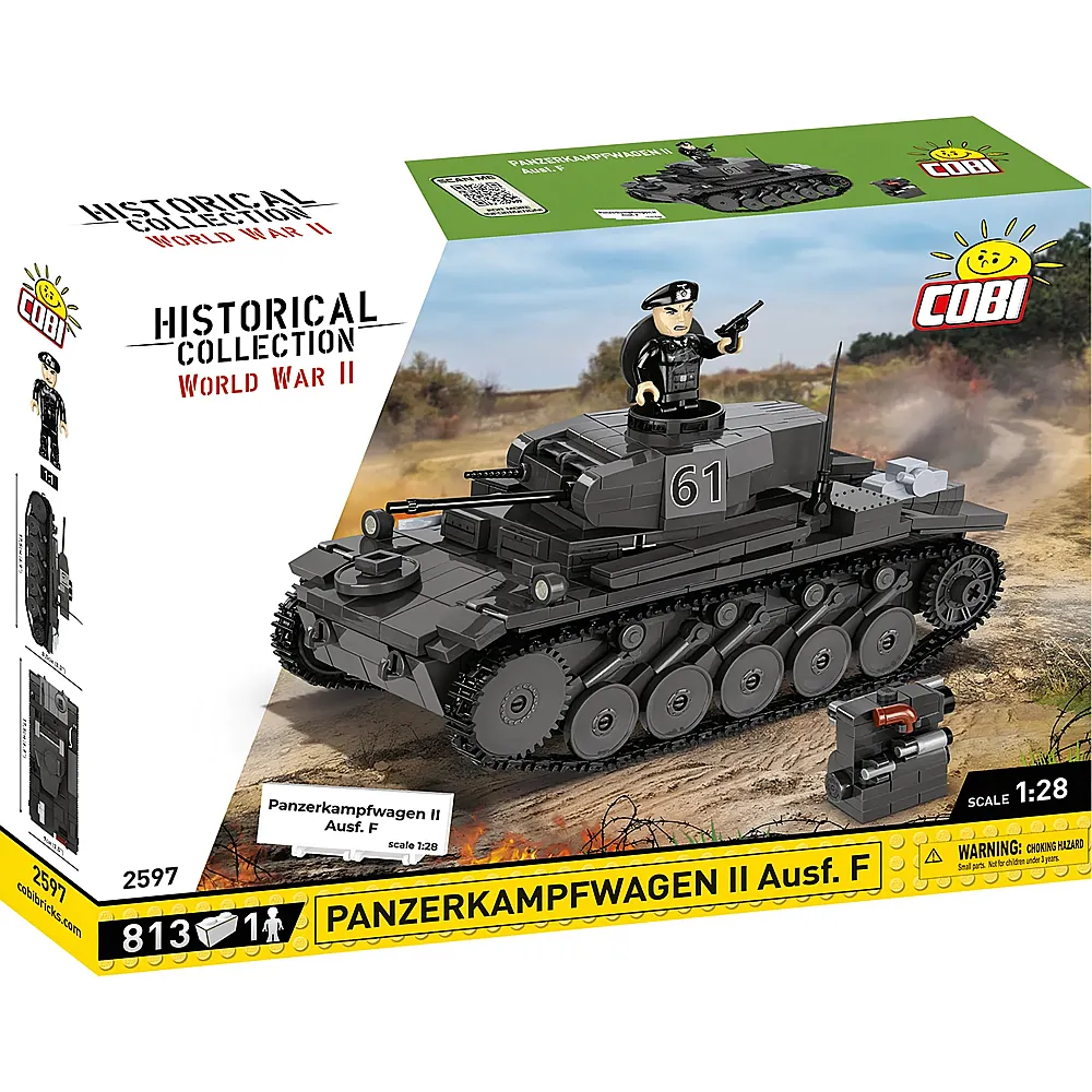 COBI Historical Collection Panzerkampfwagen II Ausf. F 2597