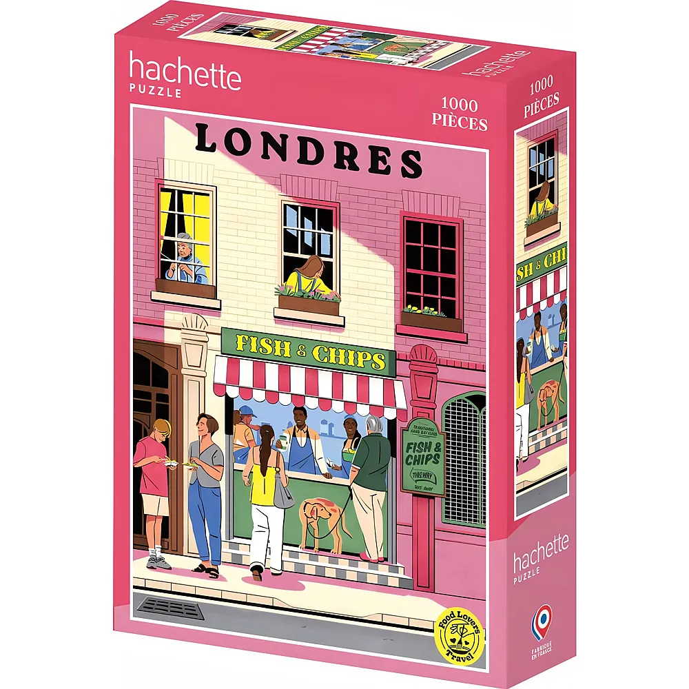 Hachette Puzzle Londres - 1000 Teile