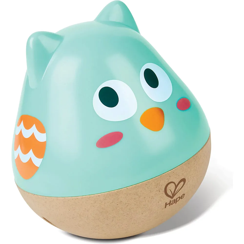 Hape Owl Musical Wobbler  Blue