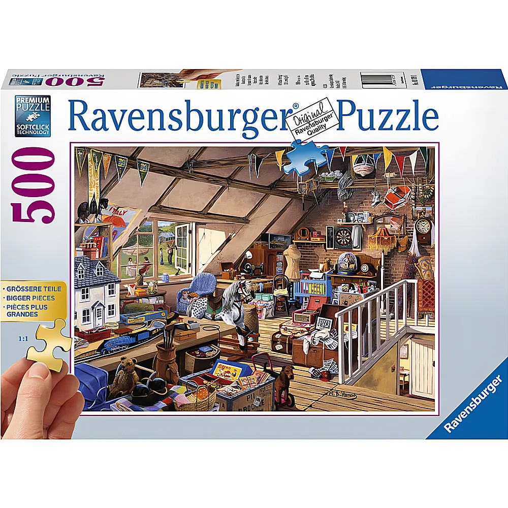 Ravensburger Puzzle Grossmutters Dachboden 500Teile