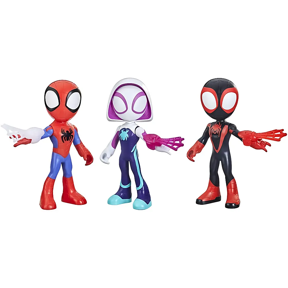 Hasbro Spiderman 3-Pack Spidey Supersized Heroes - 22,5 cm