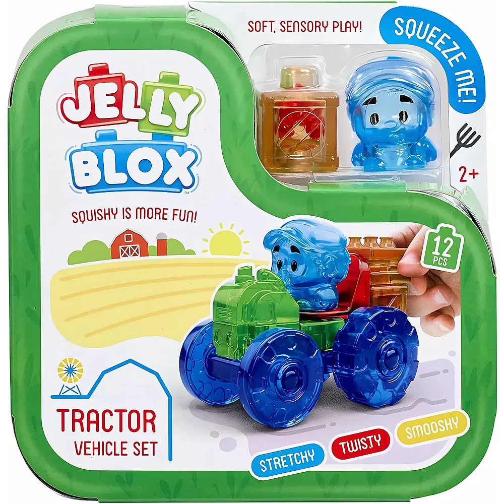 Jelly Blox Tractor Set Bauspielzeug, xx weiche Elemente - Suche