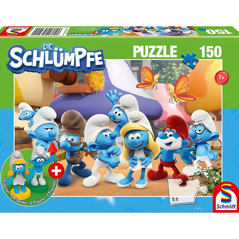 Schmidt Puzzle Schlumpfige Freunde - 150 Teile