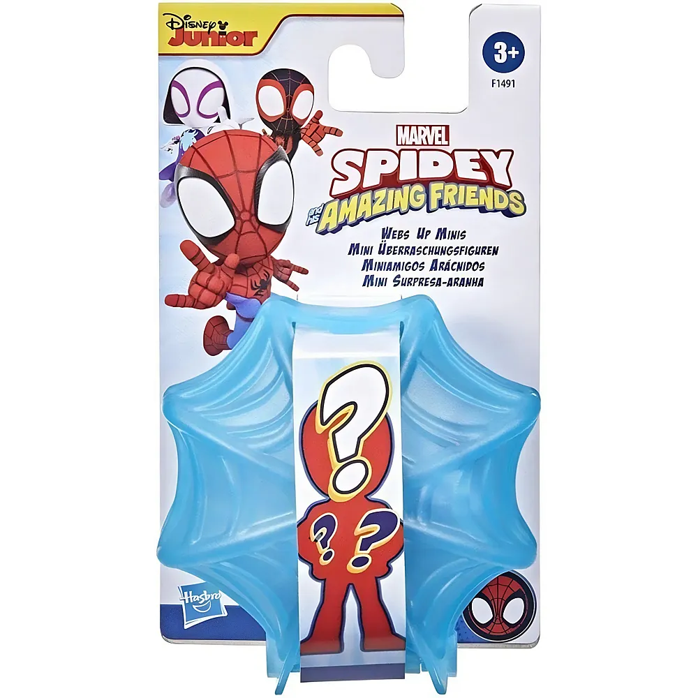 Hasbro SPIDEY AND HIS AMAZING FRIENDS Marvel Webs Up Mini, Sammelbare Actionfigur von 6 cm in Web Case, f�r Kinder ab 3 Jahren