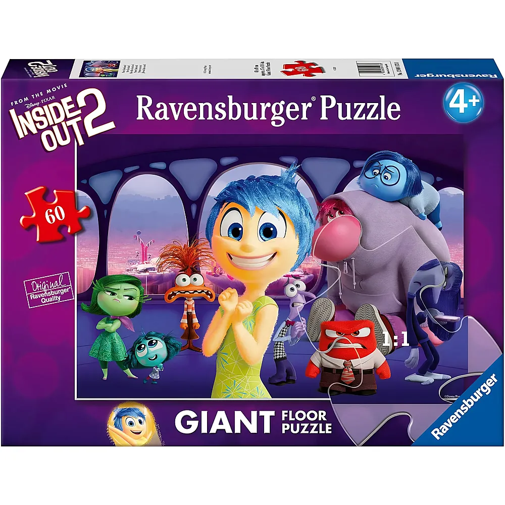 meinspielzeug - Ravensburger Puzzle Giant Flooar Inside Out 2 60Teile | Puzzle 10-104 Teile
