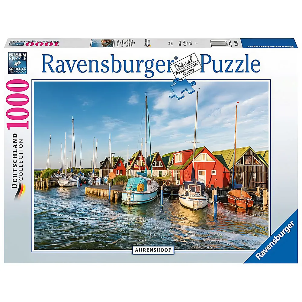 Ravensburger Puzzle Romantische Hafenwelt von Ahrenshoop 1000Teile