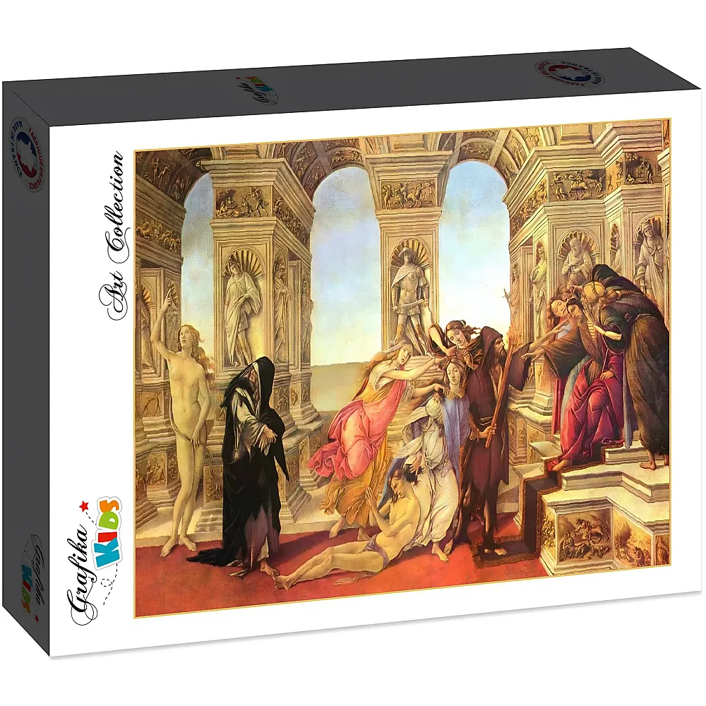 Grafika Puzzle Art Collection Sandro Botticelli Grafika Kids Calumny of Apelles, 1495-1497 - 12 Teile