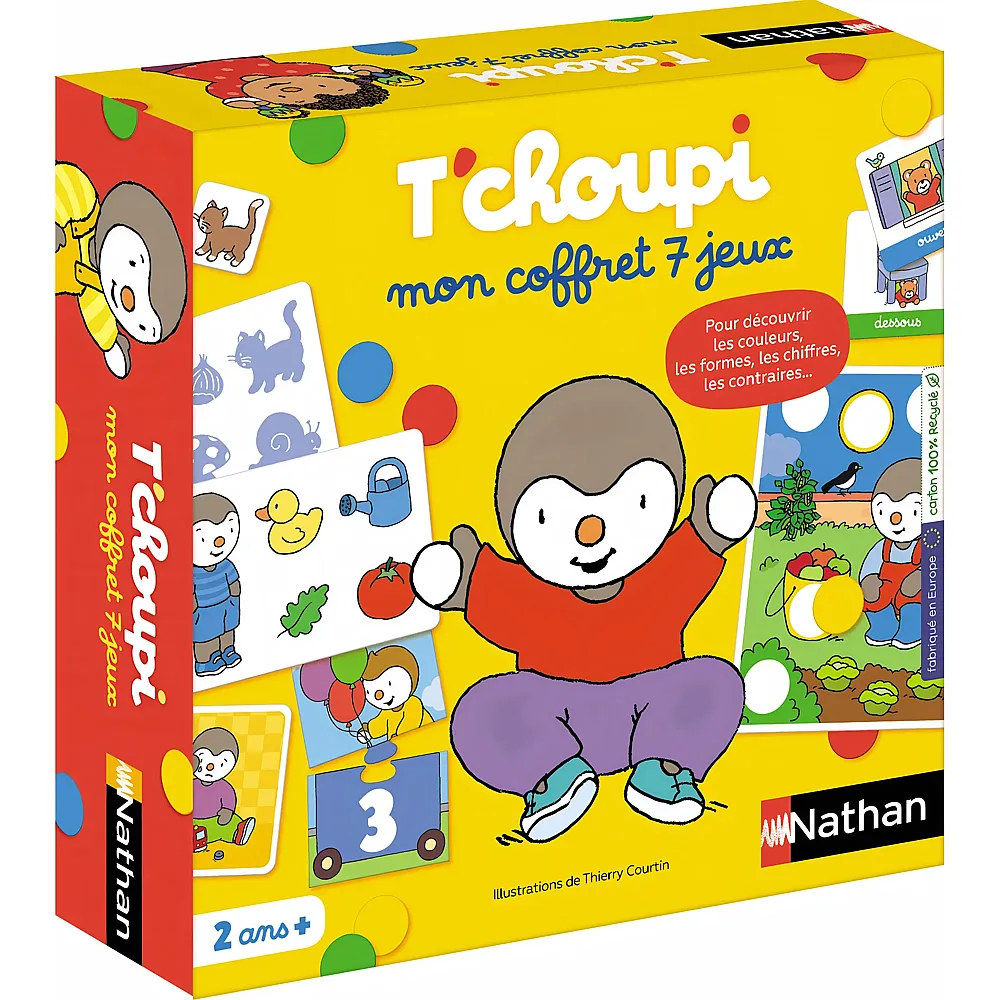 Nathan T'choupi Mon Coffret 7 Jeux - Franz�sisch