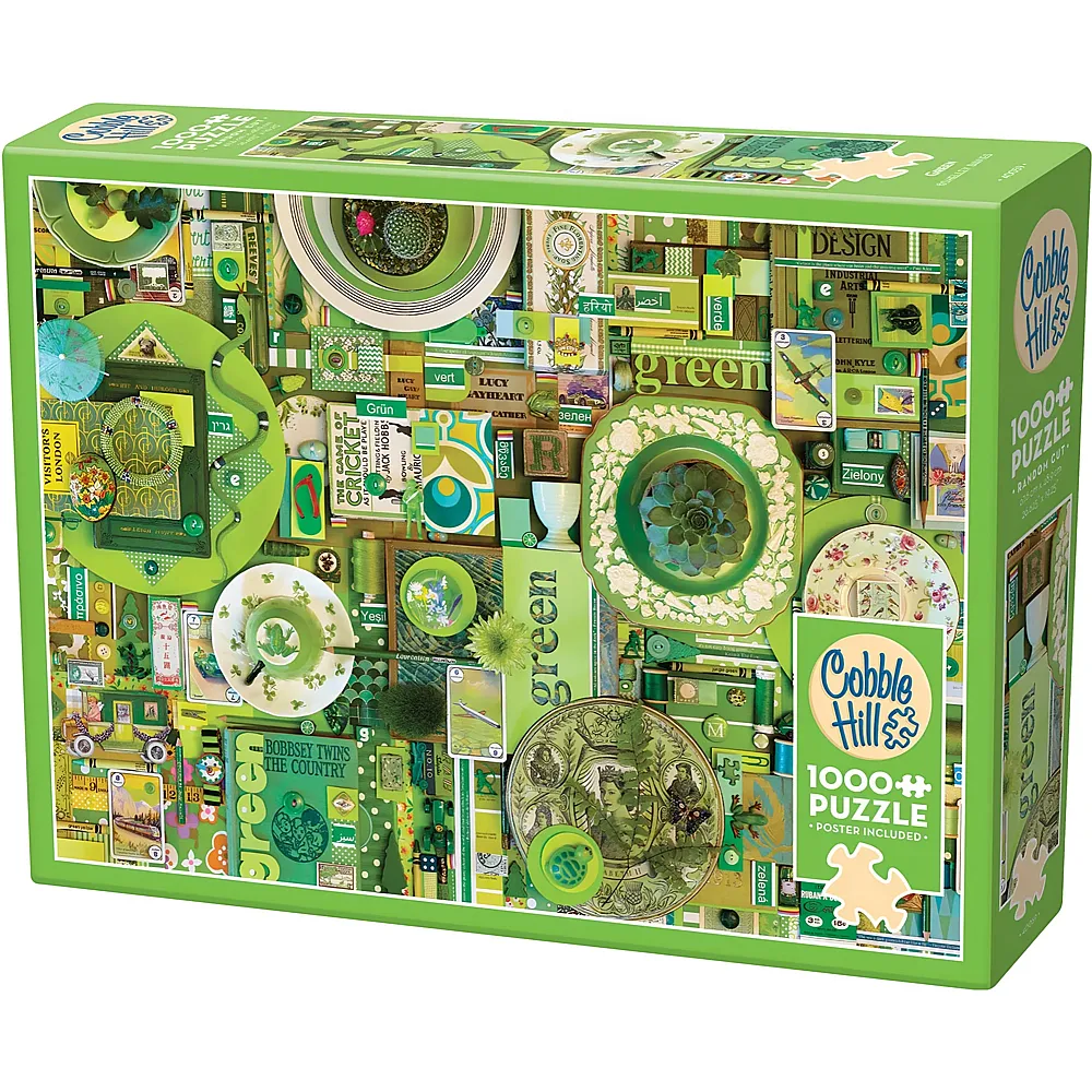 Cobble Hill Puzzle Gr�n - 1000 Teile