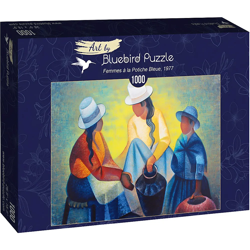 Bluebird Puzzle Louis Toffoli Femmes � la Potiche Bleue, 1977 - 1000 Teile