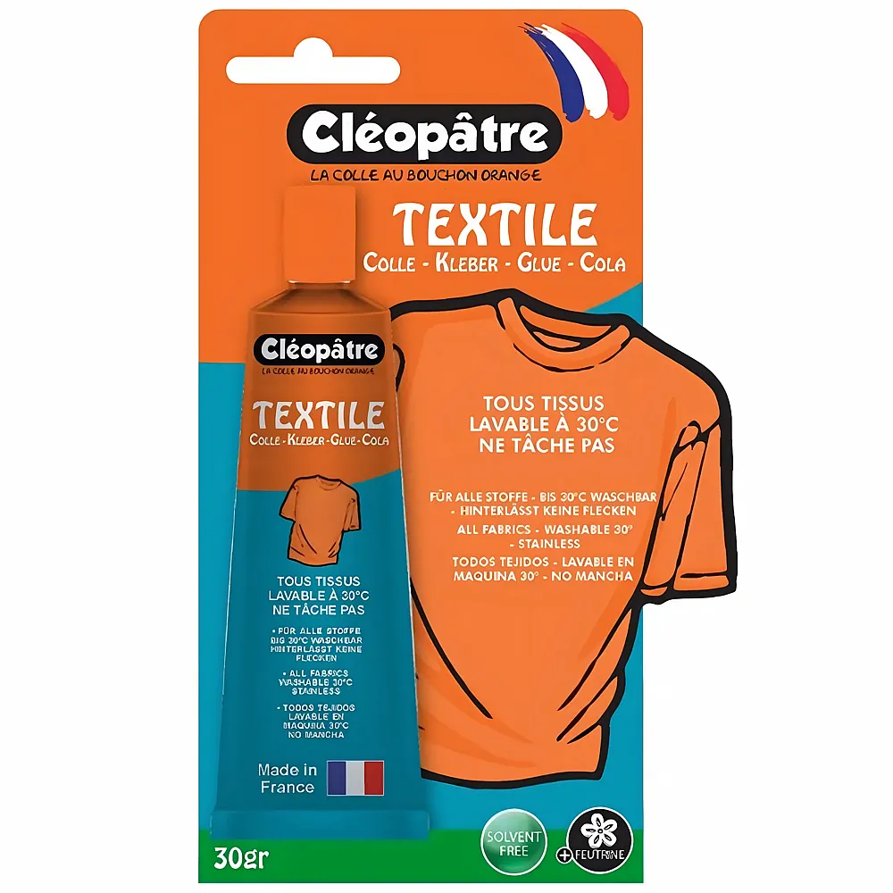 Cleopatre Textilkleber �cleo'tech� Aluminiumtube 30g Blisterverpackung - Suche