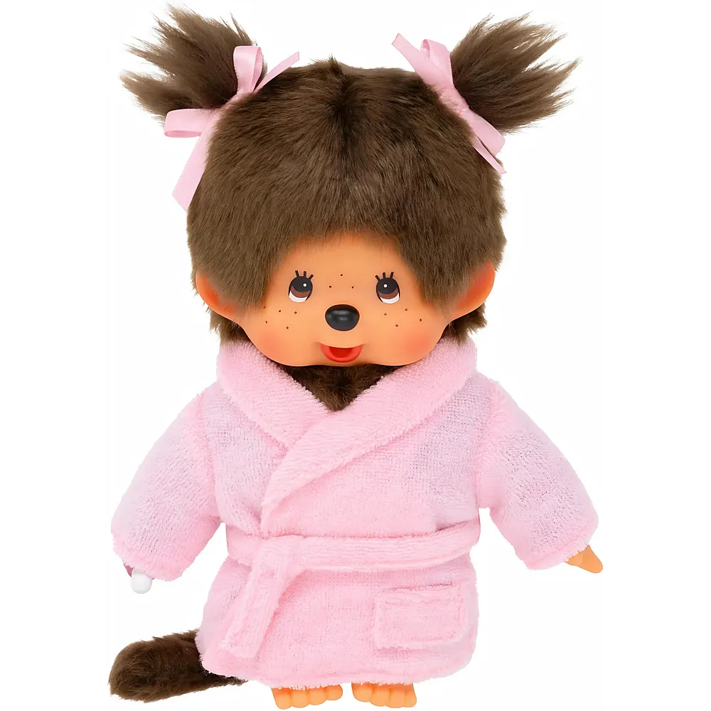 Monchhichi Bathrobe Grirl - 20 cm