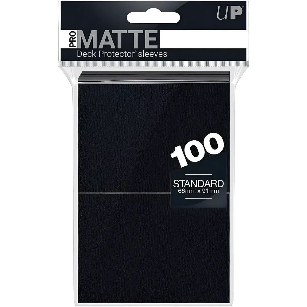 Ultra Pro PRO-Matte Deck Protector Standard schwarz 100Teile