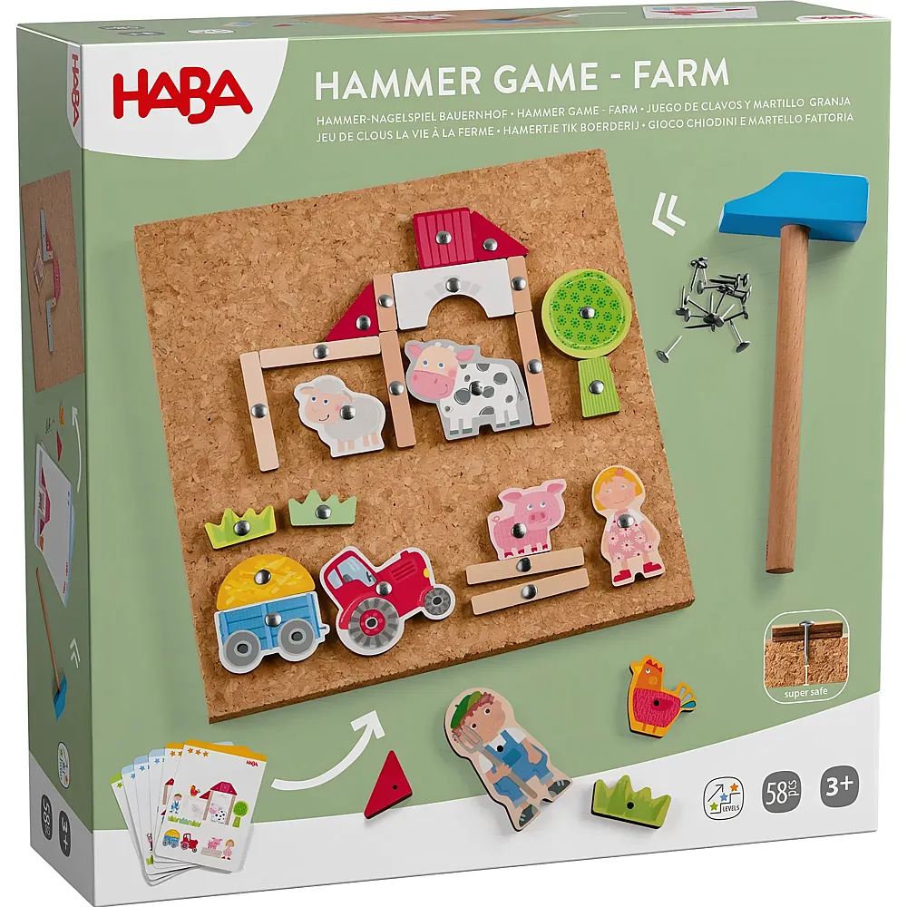 HABA Hammer-Nagelspiel Bauernhof