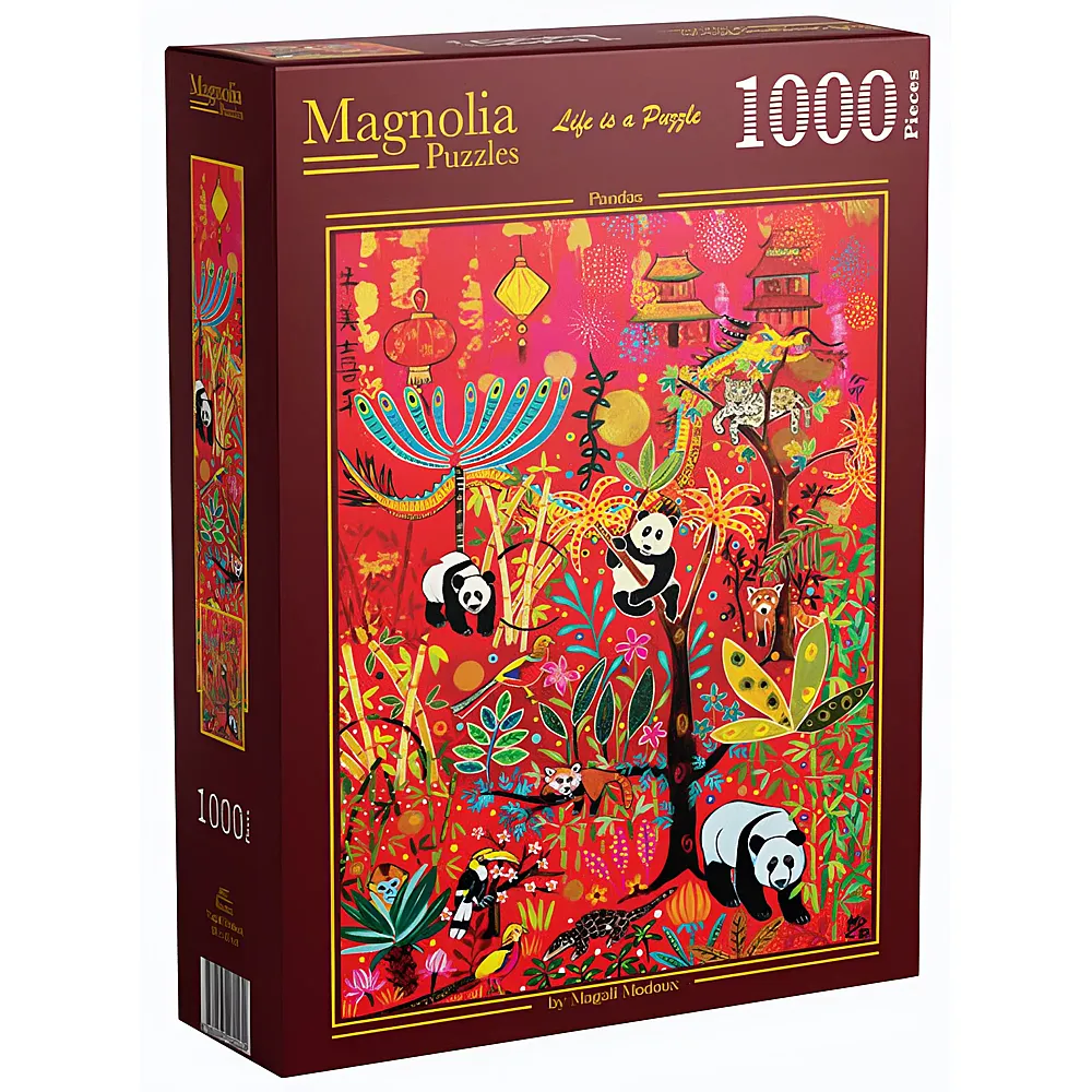 Magnolia Puzzle Pandas 1000Teile