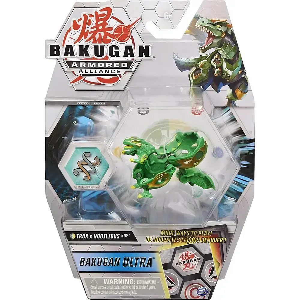 Spin Master Bakugan Trox x Nobilious Ultra
