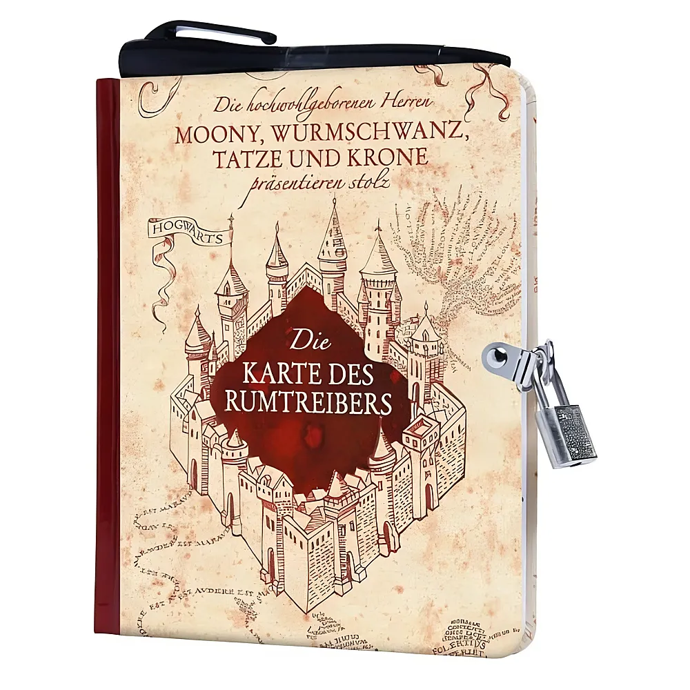 Panini Harry Potter Tagebuch Karte des Rumtreibers - Schule & Kindergarten