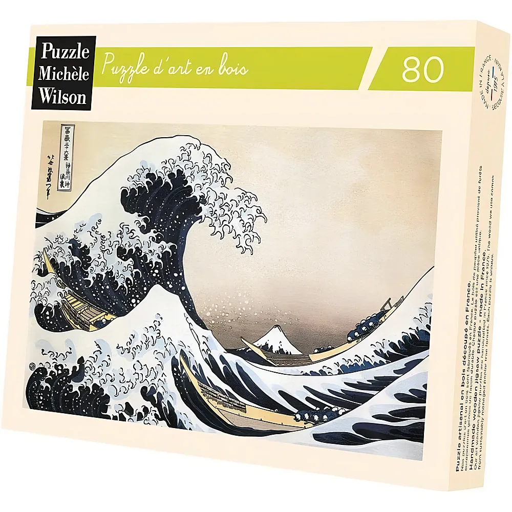 Puzzle Mich�le Wilson Hokusai : Die Welle - 80 Teile