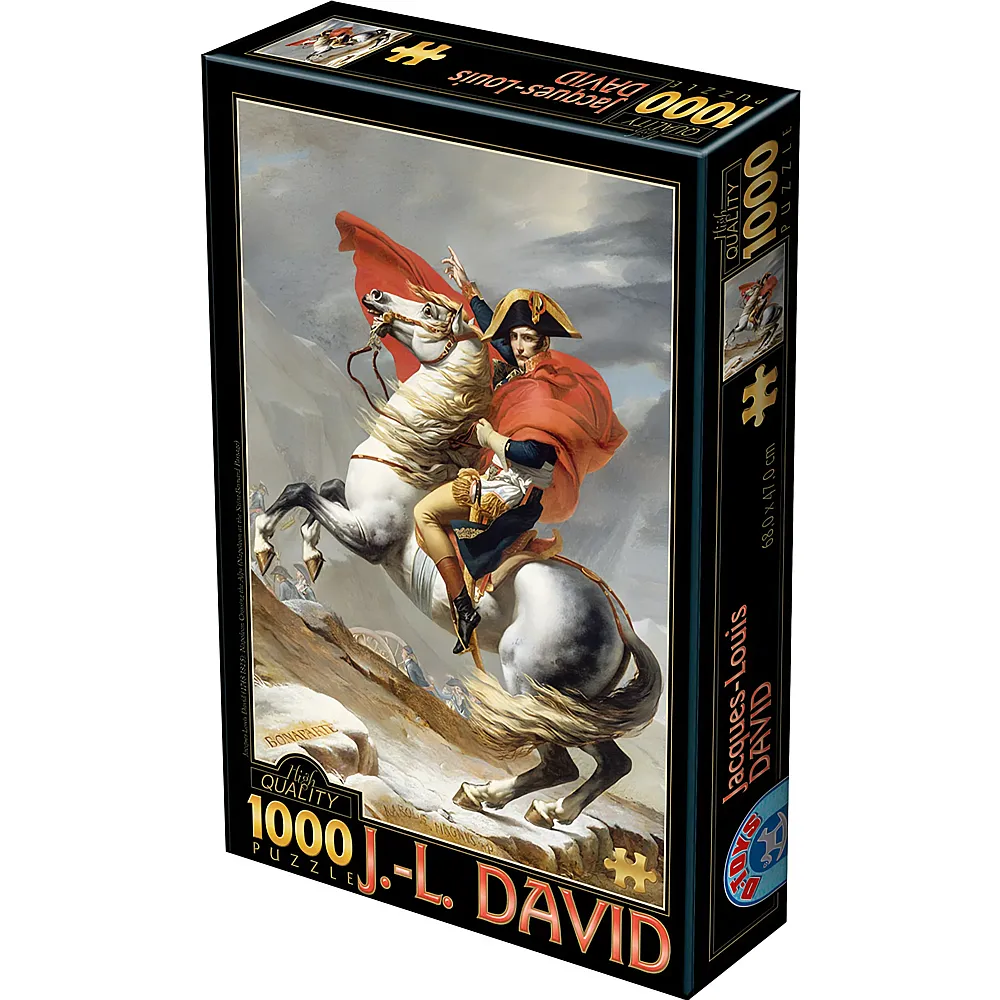 DToys David Jacques-Louis Napoleon Bonaparte �berschreitet die Alpen - 1000 Teile