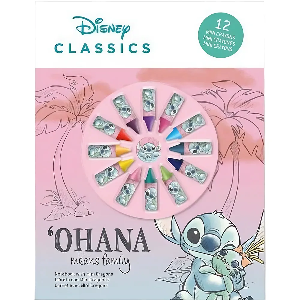 Kids Licensing Lilo & Stitch Stifte-Set Notizbuch mit Stiften - Malsets