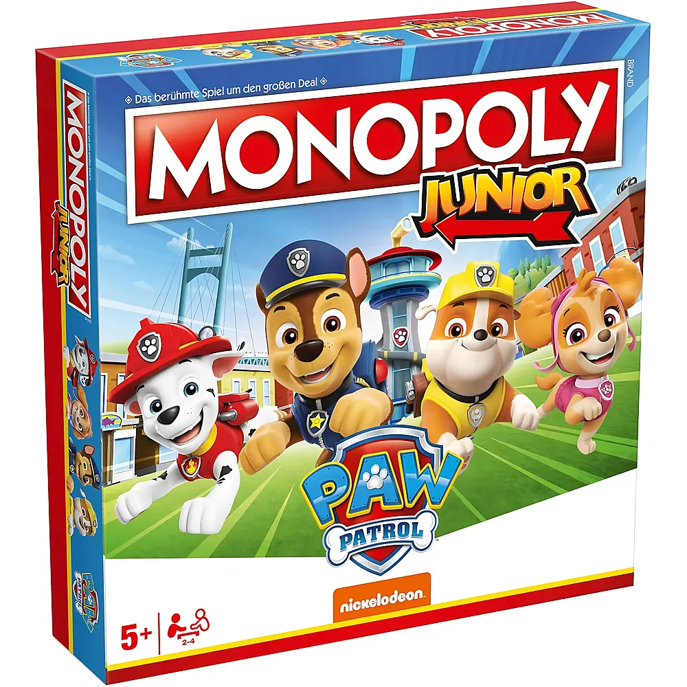 Winning Moves Junior Monopoly Paw Patrol