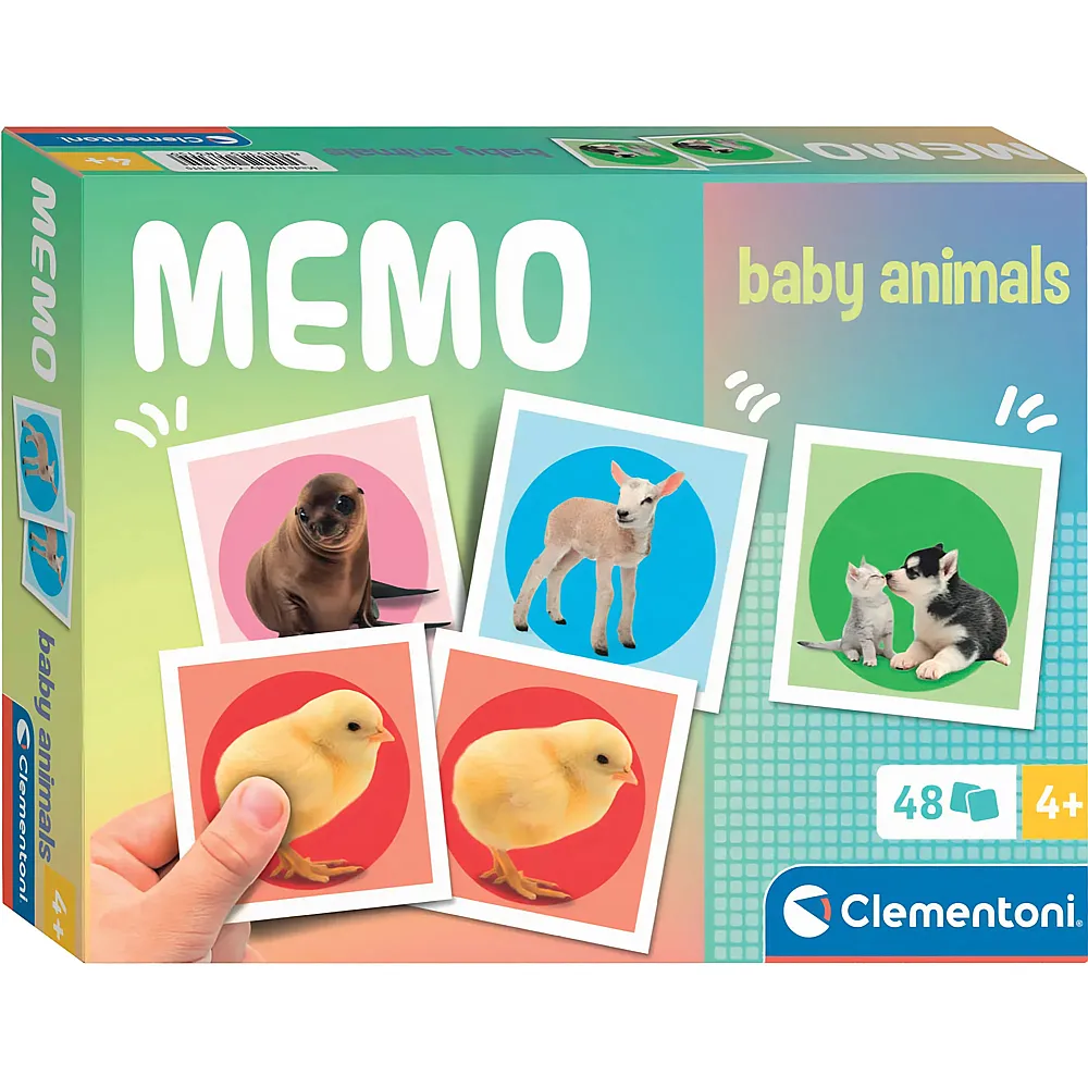 Clementoni Spiele Memo Welpen