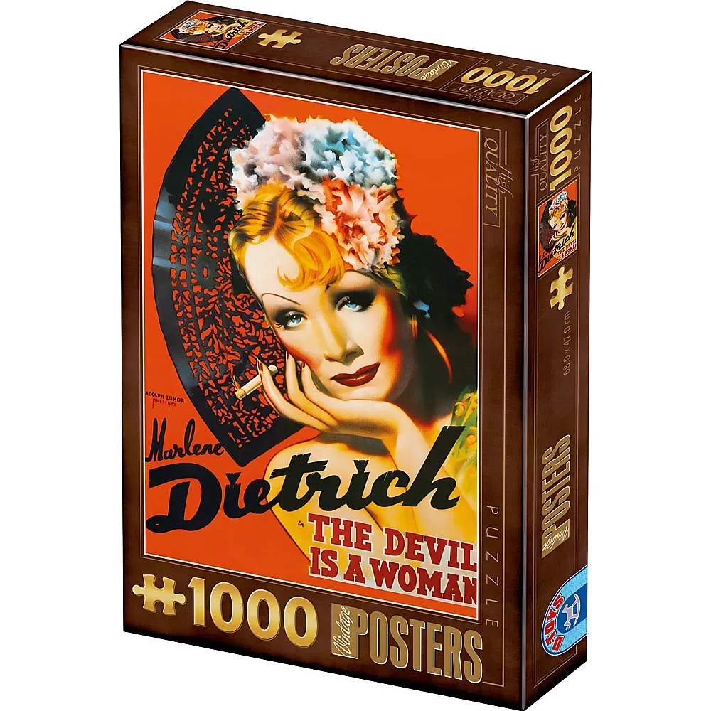 DToys Puzzle Marlene Dietrich : Der Teufel ist eine Frau - 1000 Teile