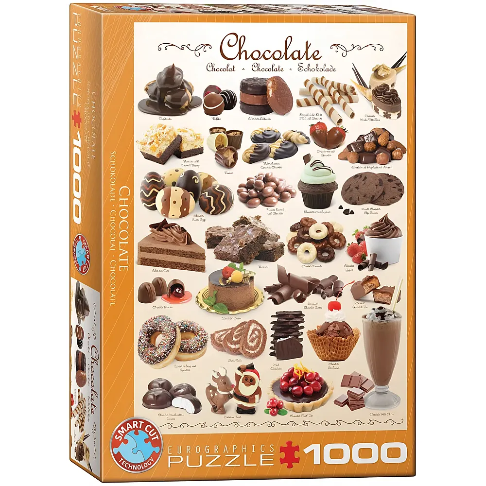 Eurographics Puzzle Sweet Line Chocolate - 1000 Teile | Puzzle 1000 Teile