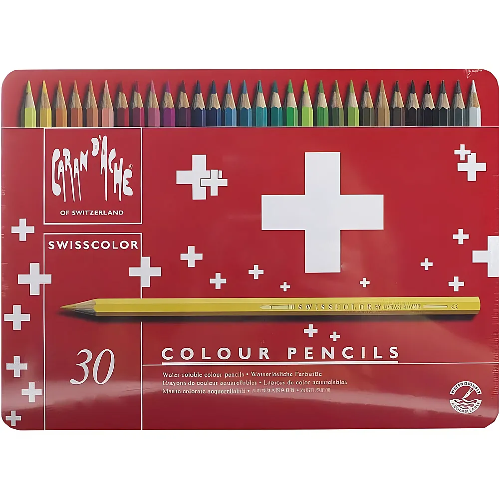Caran d'Ache Farbstifte SWISSCOLOR 30 | Farbe & Kreide