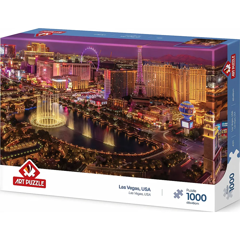 Art Puzzle Las Vegas, USA - 1000 Teile