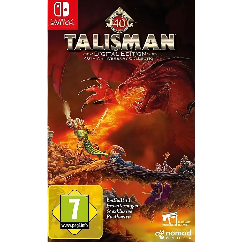 Nomad Games Switch Talisman - 40th Anniversary Edition